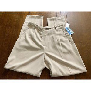 Women’s Size 12 Ship N Shore Pants Career Beige Tan W/ Tags NWT